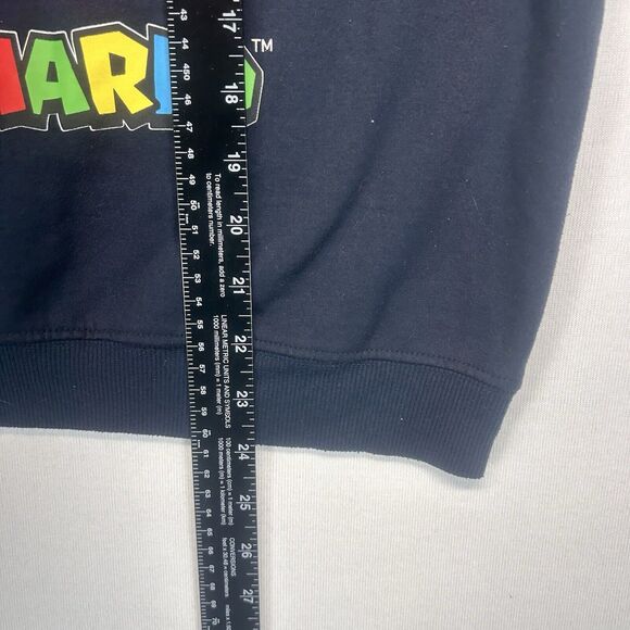 Super Mario Brothers Kids Large Graphic Print Sweatshirt Blue Casual Long Sleeve - Picture 6 of 8